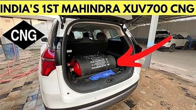 VIDEO- Mahindra XUV700 Petrol Retrofitted with CNG Kit - Offers 25km/kg