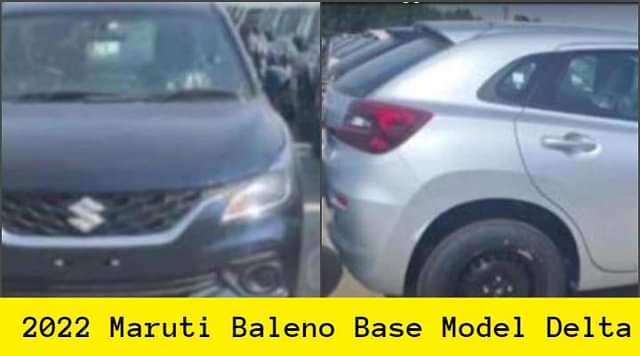 Is Delta Variant The New Base Model Of 2022 Maruti Baleno? Video