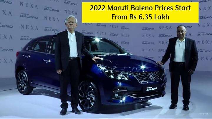 Tata Altroz Rival 2022 Maruti Baleno Prices Start At Rs 6.35 Lakh