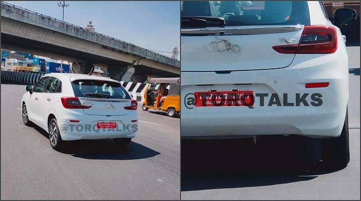 2022 Toyota Glanza Spied On Indian Roads Ahead Of Its Launch - Images