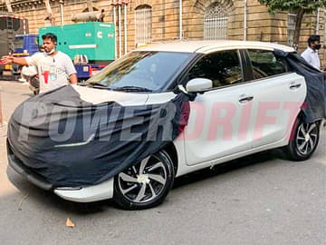 2022 Toyota Glanza Spied on TVC shoot