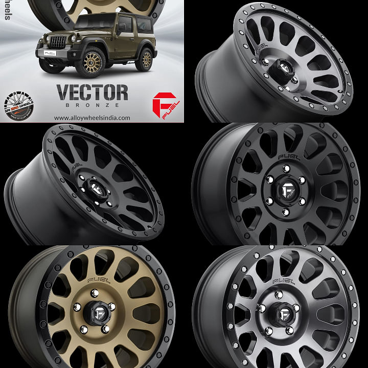 Mahindra Thar Alloy Wheels Modification