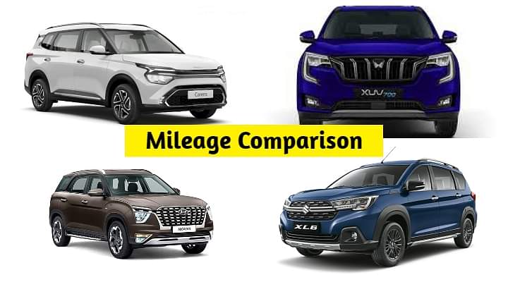 Kia Carens Mileage vs Hyundai Alcazar vs Maruti XL6 vs Mahindra XUV700