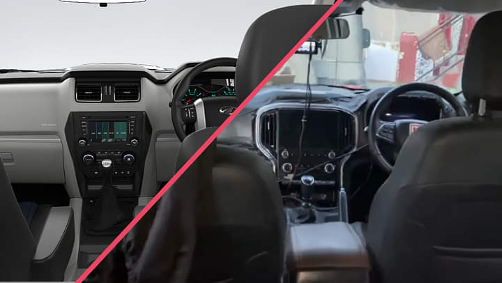 New Mahindra Scorpio Interiors Spied - Old Vs New