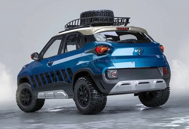 Tata Punch Off-Road rear view