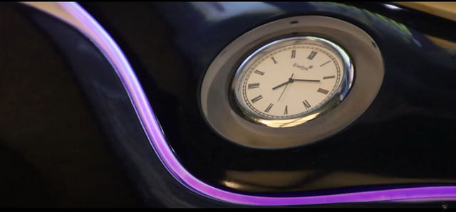 Modified KIA Carnival analogue watch provides a touch of class