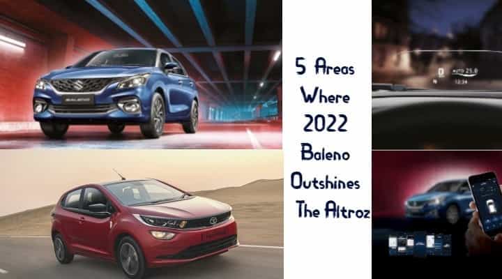 5 Areas That Make 2022 Maruti Baleno Better Than Tata Altroz 5 Areas That Make 2022 Maruti Baleno Better Than Tata Altroz