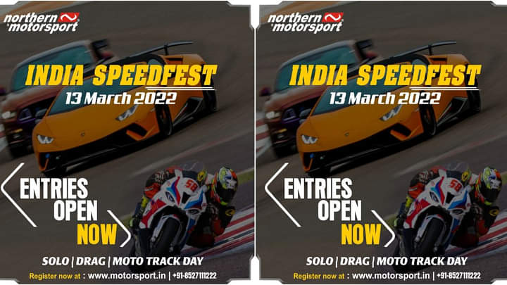 2022 India Speedfest Is Here -  Dates, Entry Fees, Categories