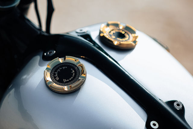Modified Royal Enfield 650 Fuel Tank