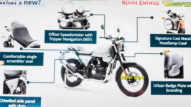 Royal Enfield Scram 411 brochure.