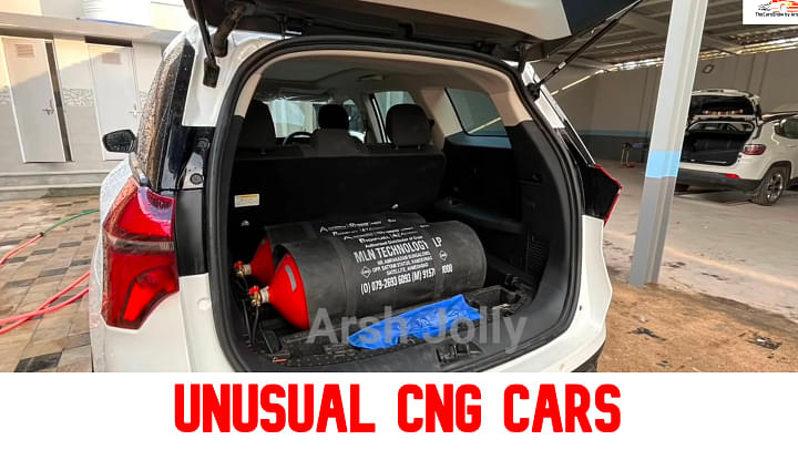 Unusual CNG Cars In India - From Thar To Mercedes!
