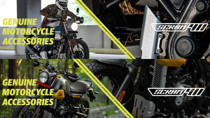 Royal Enfield Scram 411 Accessories Complete Price List - Read All The Details Here