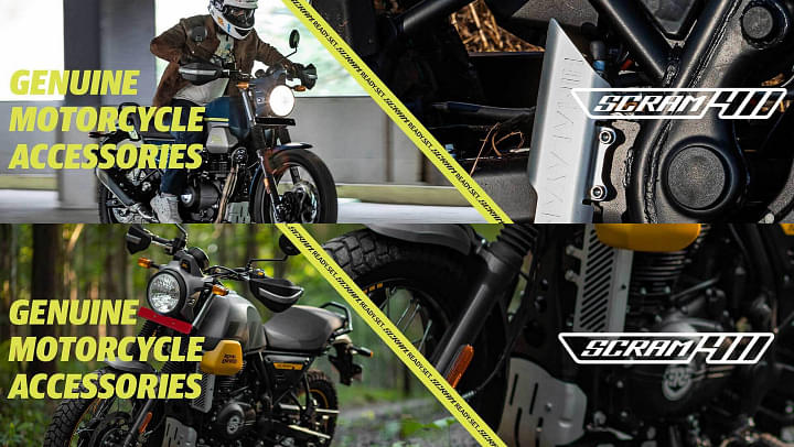 Royal Enfield Scram 411 Accessories Complete Price List - Read All The Details Here