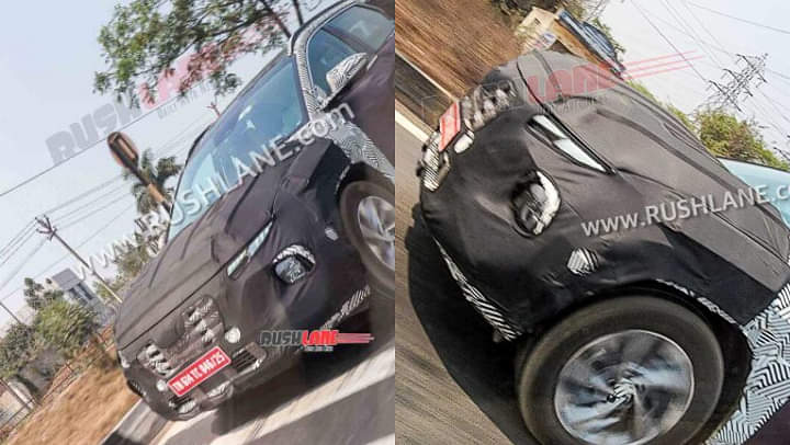 2022 Hyundai Tucson Spied Testing On Indian Roads With ADAS Tech, Radar Module - Read All Details