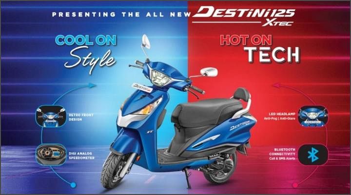 Hero Destini 125 XTEC Launched - Here Are All The Details