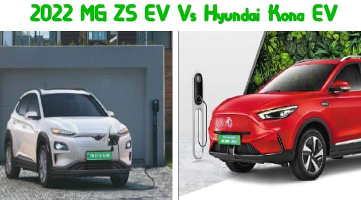 2022 MG ZS EV Vs Hyundai Kona EV - Spec Comparo, What To Pick?