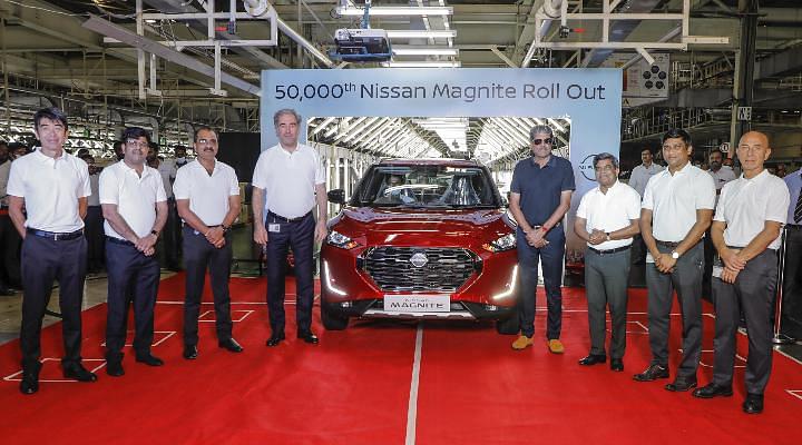 Nissan India Rolls Out 50,000th Magnite - All Details