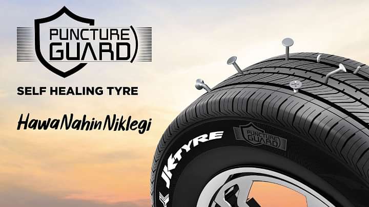 'Puncture Guard Tyre' Introduced By JK Tyre, Can Save Up To 6 mm Wide Punctures!
