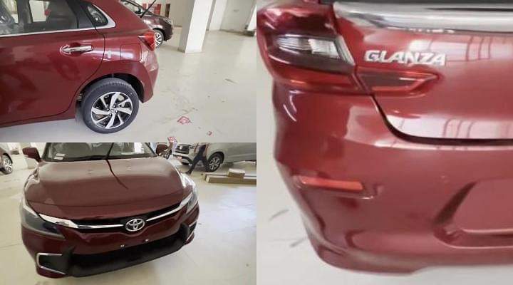 2022 Toyota Glanza Spotted At A Dealership - This Is How It Looks In Real