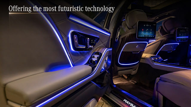 2022 Mercedes-Maybach MBUX Interface for rear passengers