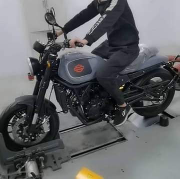 Harley-Davidson 500cc motorcycle prototype side profile