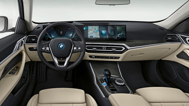 BMW i4 electric sedan - interiors