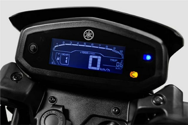 Yamaha Crosser digital instrument cluster