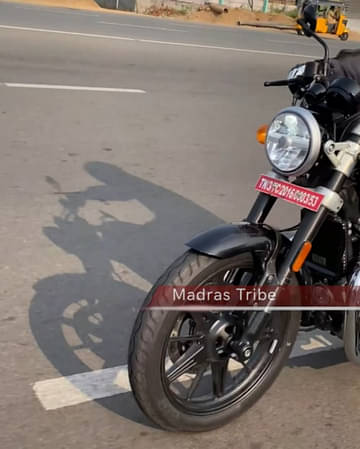 LED headlights, alloy wheels on the test bike