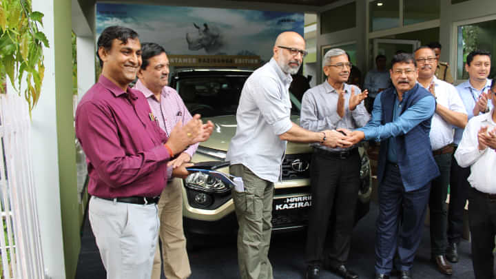 Tata Harrier Kaziranga Edition Gifted To Kaziranga National Park - Read Details Here Tata Harrier Kaziranga Edition Gifted To Kaziranga National Park - Read Details Here