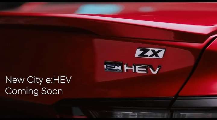 Upcoming Honda City e:HEV Hybrid Officially Teased Ahead Of Launch