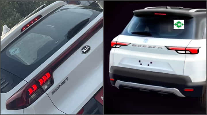 Kia Sonet CNG vs Maruti Brezza CNG - Specs Comparison Kia Sonet CNG vs Maruti Brezza CNG - Specs Comparison