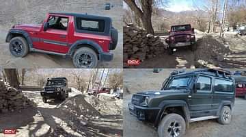 Mahindra Thar vs 2021 Force Gurkha Off-road Test - Check Video Here