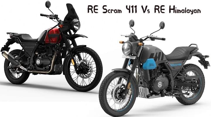 Royal Enfield Scram 411 Vs Royal Enfield Himalayan - Key Differences