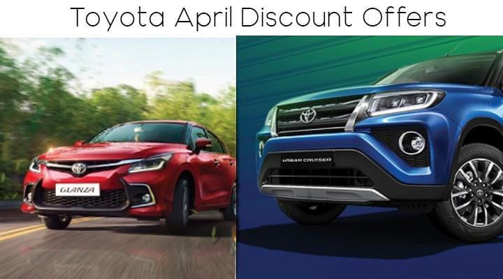 Toyota April Discount Offers On Various Models - Check Details Here