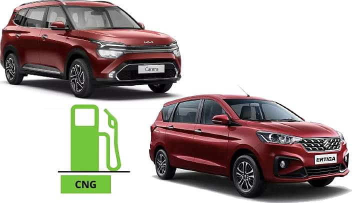 Kia Carens CNG Vs Maruti Ertiga CNG - Spec Comparison