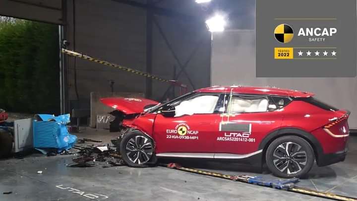 2022 KIA EV6 Scores 5-Star Safety Rating In ANCAP Test