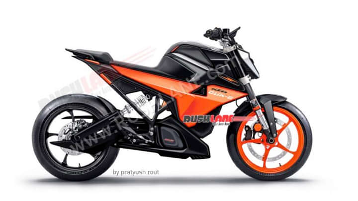 2023 KTM Duke Electric Sports Bike Rendered - See How It May Look