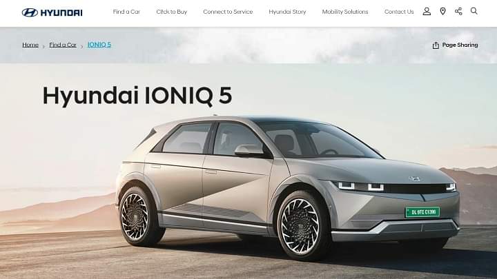 Hyundai Ioniq 5 EV Listed On Official Website; Launching Soon?