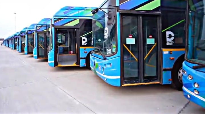 Delhi Gets 150 New Electric Buses, Free Rides To Commuters For 3 Days Delhi Gets 150 New Electric Buses, Free Rides To Commuters For 3 Days