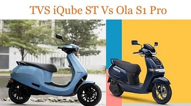2022 TVS iQube ST Vs Ola S1 Pro Electric Scooter Comparo - Specs, Features And Price