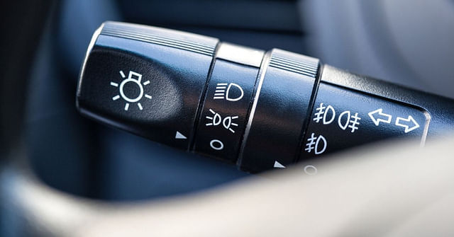low and high beam Driving In Hills