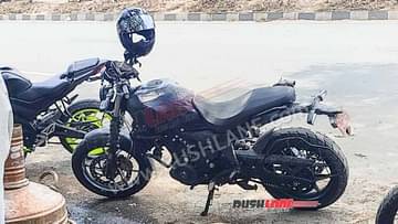 2022 Royal Enfield Scram 450 spied testing