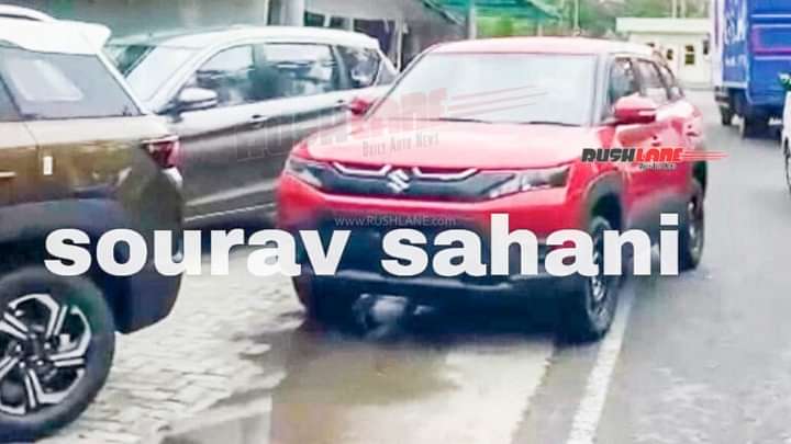 Check Out This Base Variant Of 2022 Maruti Brezza - Images