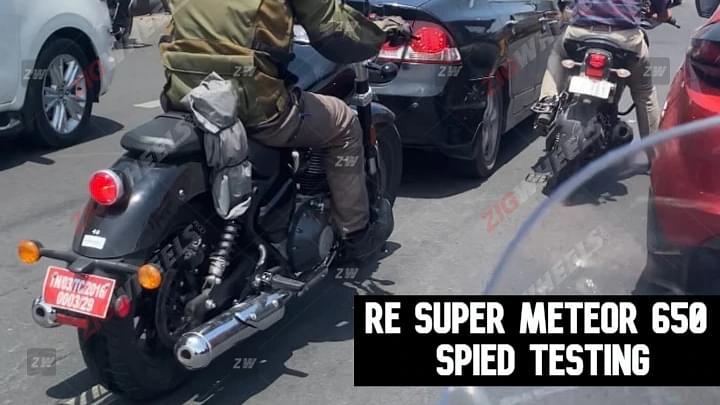Royal Enfield Super Meteor 650 Nears Launch - Spied Completely Undisguised