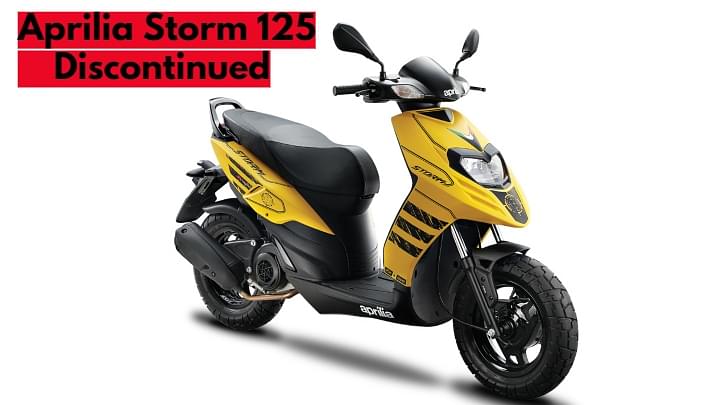 Aprilia Storm 125 Scooter Disc Variant Is Now Discontinued