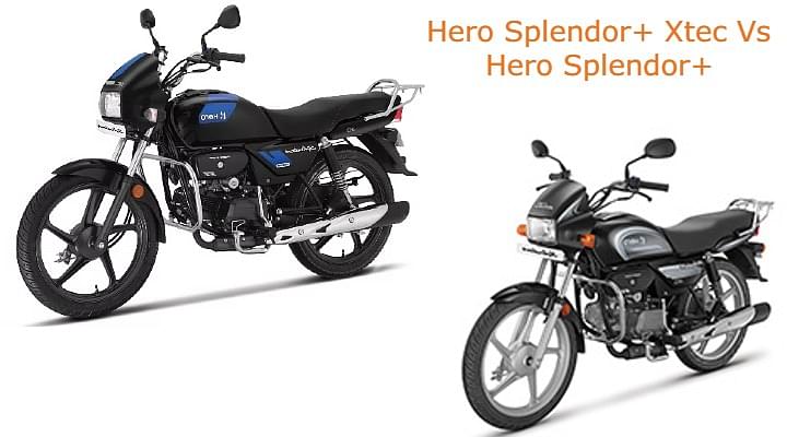Hero Splendor+ Xtec Vs Splendor+ - Features, Specs And Price