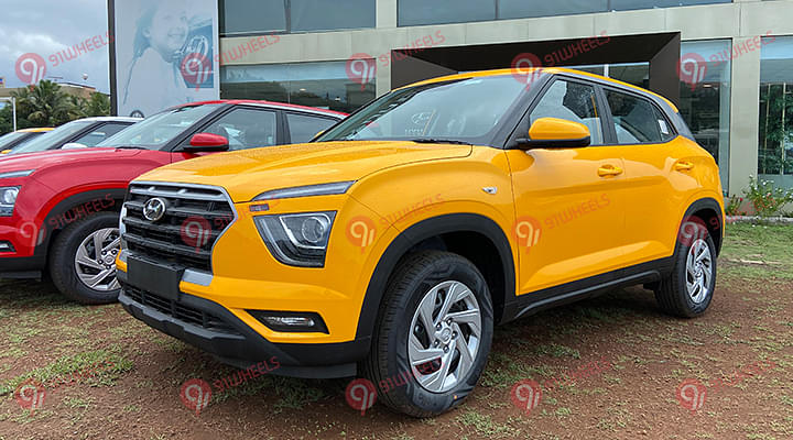 Exclusive - 2022 Hyundai Creta Spotted In Rare Yellow Shade; Launch Soon?