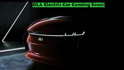 Ola Electric Sedan Teased - Expected Launch By 2023