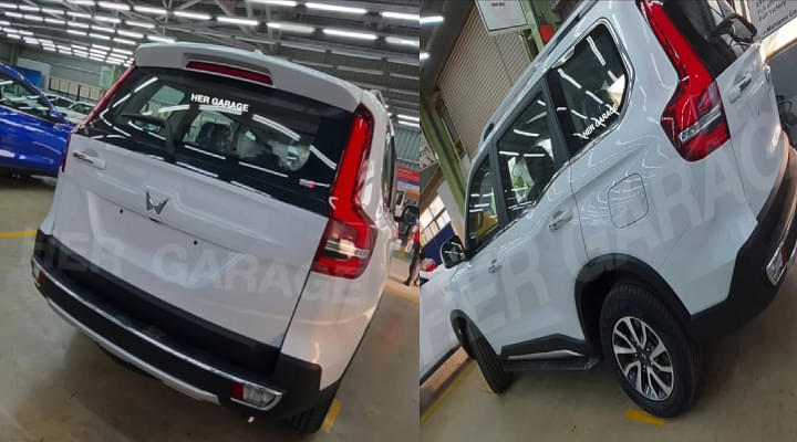 Mahindra ScorpioN Rear Pictures Completely Undisguised