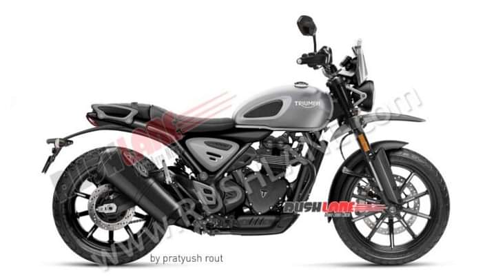 This Is What The Upcoming Bajaj-Triumph Scrambler Bike Can Look Like!